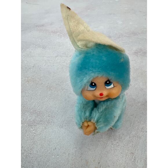 Vintage 1980 Bunny Doll Clip On Pencil Gripper Hugger - Picture 7 of 8